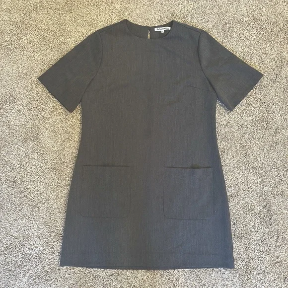 reformation grey dress Reformation Lilyann Satin Maxi Dress  The Closet New York